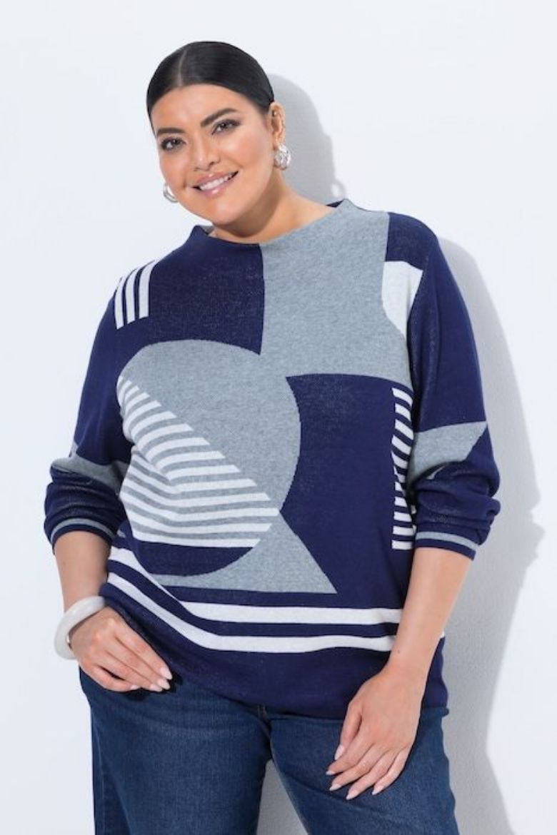 Plus size veliki brojevi Pulover dugih rukava za punije
