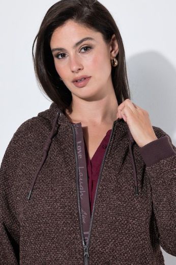 Plus size veliki brojevi Jakna od flisa dugih rukava s kapuljačom za punije