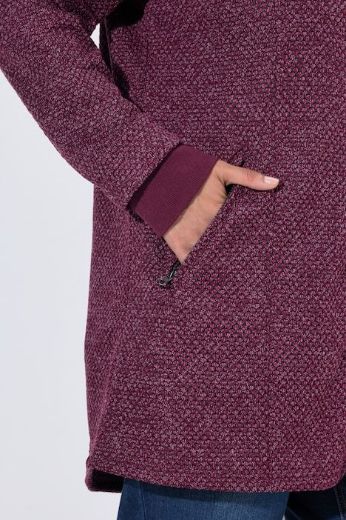 Plus size veliki brojevi Jakna od flisa dugih rukava s kapuljačom za punije