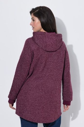 Plus size veliki brojevi Jakna od flisa dugih rukava s kapuljačom za punije