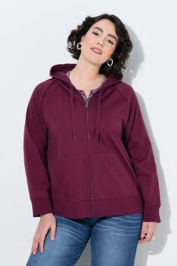 Plus size veliki brojevi Majica dugih rukava s kapuljačom i patentnim zatvaračem za punije