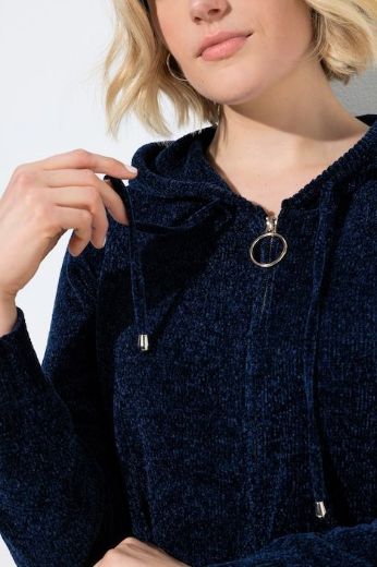 Plus size veliki brojevi Kardigan kraćeg modela s patentnim zatvaračem za punije