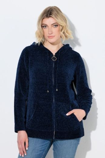 Plus size veliki brojevi Kardigan kraćeg modela s patentnim zatvaračem za punije