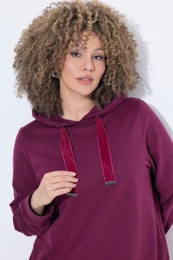 Plus size veliki brojevi Haljina dugih rukava s kapuljačom za punije