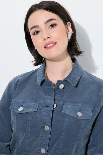 Plus size veliki brojevi Jakna lagana od samta za punije