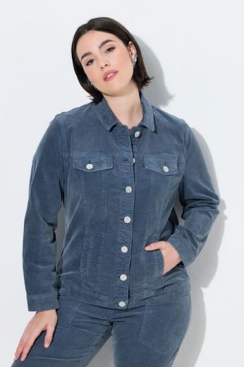 Plus size veliki brojevi Jakna lagana od samta za punije