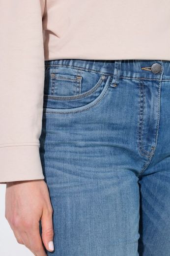 Plus size veliki brojevi Traperice uskih nogavica s udobnim strukom za punije