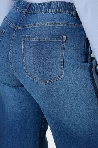 Plus size veliki brojevi Traperice ravnih nogavica za punije