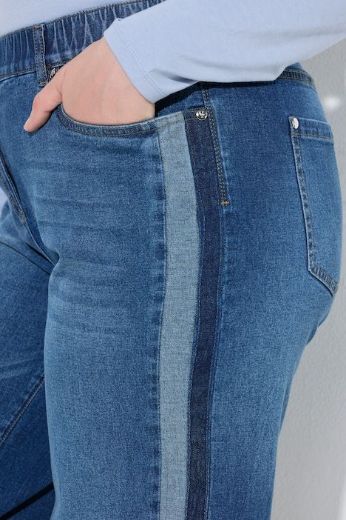 Plus size veliki brojevi Traperice ravnih nogavica za punije