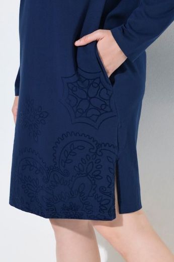 Plus size veliki brojevi Haljina dugih rukava za punije
