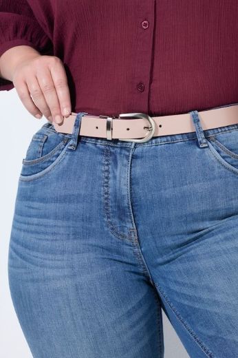 Plus size veliki brojevi  Remen sa srebrnom kopčom za punije