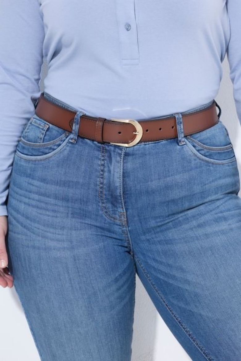 Plus size veliki brojevi Remen sa zlatnom kopčom za punije