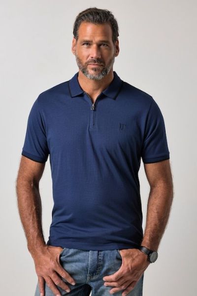 Veliki brojevi Majica polo kratkih rukava s patentnim zatvaračem moda za punije
