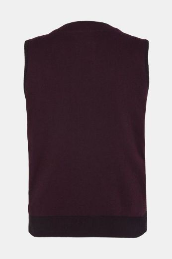 Plus size veliki brojevi Prsluk karirani  s reverima za punije