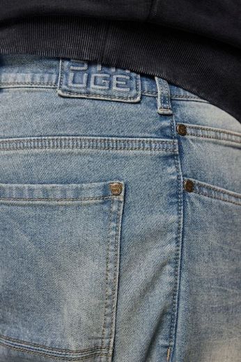 Plus size veliki brojevi Traperice šireg kroja za punije