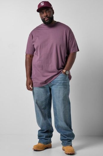 Plus size veliki brojevi Traperice širokog kroja s džepovima za punije