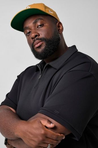 Plus size veliki brojevi Majica Polo kratkih rukava širokog kroja s patentnim zatvaračem za punije