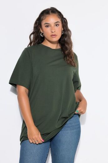 Plus size veliki brojevi Majica dugi model kratkih rukava za punije