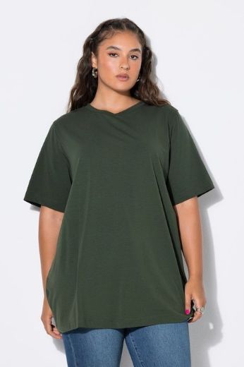 Plus size veliki brojevi Majica dugi model kratkih rukava za punije