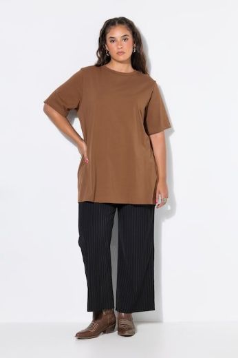 Plus size veliki brojevi Majica dugi model kratkih rukava za punije