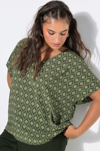 Plus size veliki brojevi Bluza kratkih rukava V ovratnika za punije