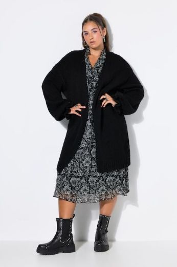 Plus size veliki brojevi Kardigan dužeg kroja za punije