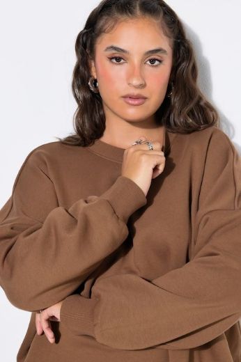 Plus size veliki brojevi Majica dugih rukava šireg kroja za punije