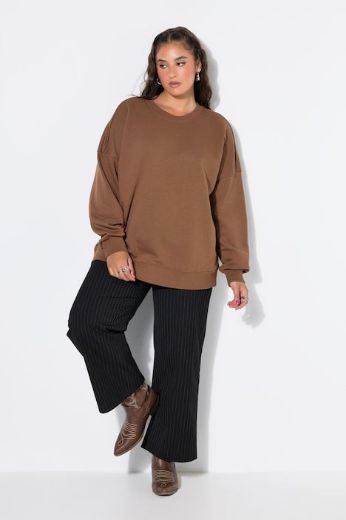 Plus size veliki brojevi Majica dugih rukava šireg kroja za punije