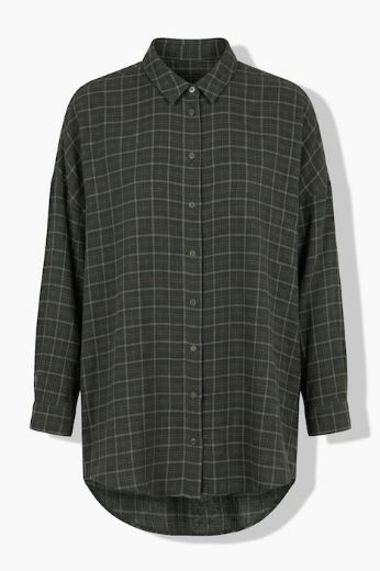 Plus size veliki brojevi Bluza dugih rukava šireg kroja od muslina za punije