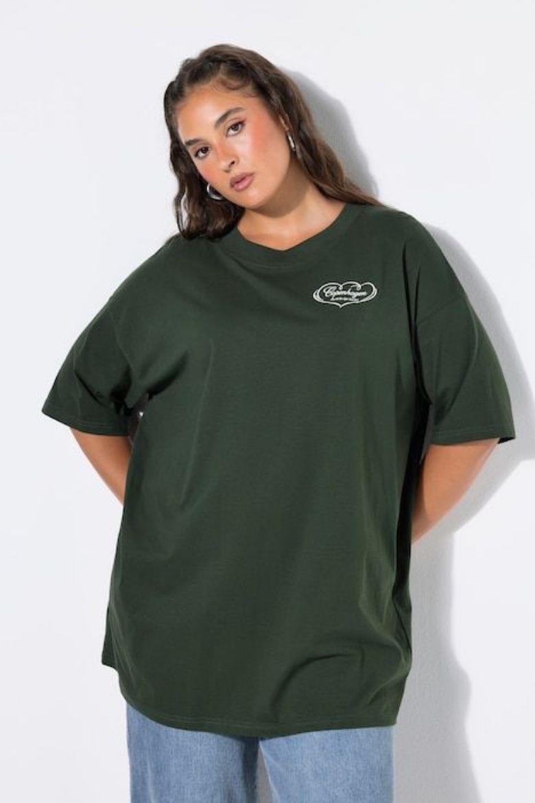 Plus size veliki brojevi Majica kratkih rukava šireg kroja za punije