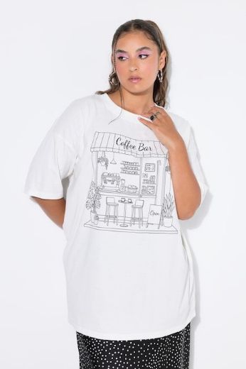 Plus size veliki brojevi Majica kratkih rukava šireg kroja za punije