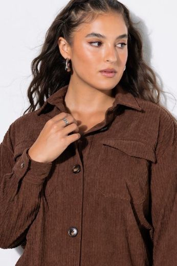Plus size veliki brojevi Košulja dugih rukava šireg kroja za punije