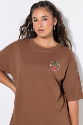 Plus size veliki brojevi Majica kratkih rukava šireg kroja za punije