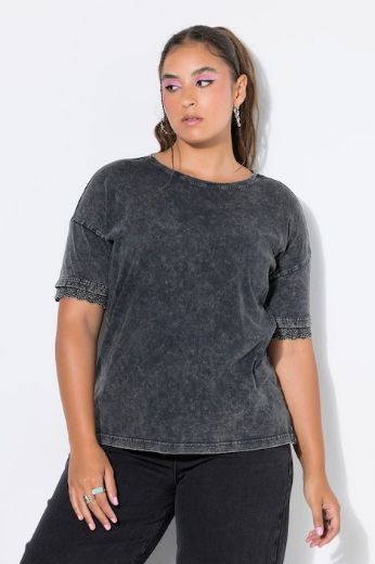 Plus size veliki brojevi Majica kratkih rukava šireg kroja za punije