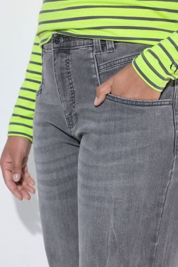 Plus size veliki brojevi Traperice povišenog struka za punije