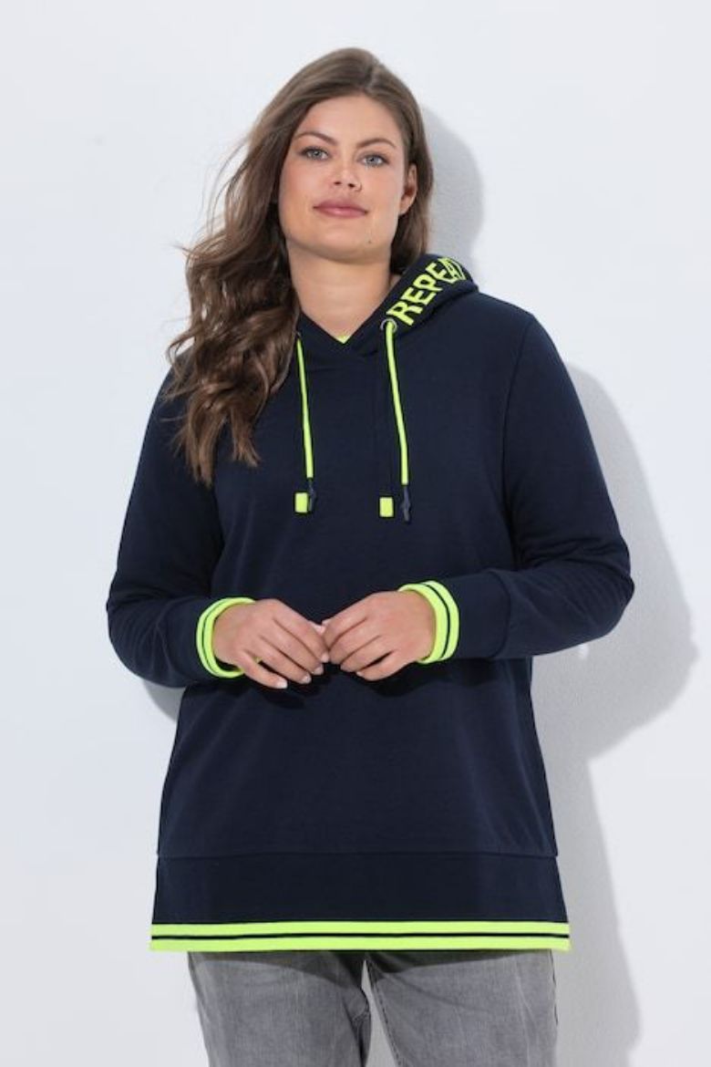 Plus size veliki brojevi Majica dugih rukava s kapuljačom za punije