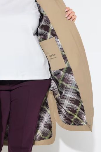 Plus size veliki brojevi Baloner asimetričnog kroja s odvojivom kapuljačom za punije