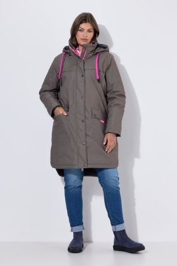 Plus size veliki brojevi Parka dužeg kroja s kapuljačom za punije