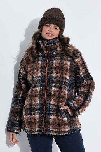 Plus size veliki brojevi Jakna teddy od flisa za punije