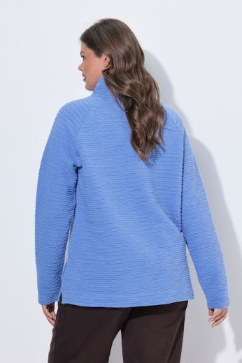Plus size veliki brojevi Majica dugih rukava povišenog ovratnika za punije