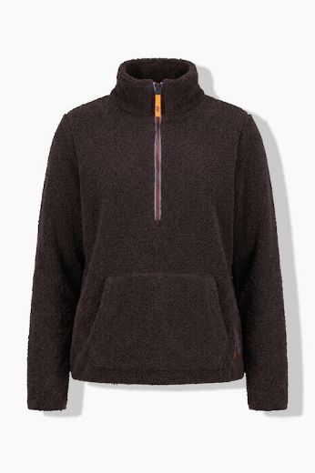 Plus size veliki brojevi Majica teddy s polu patentnim zatvaračem za punije