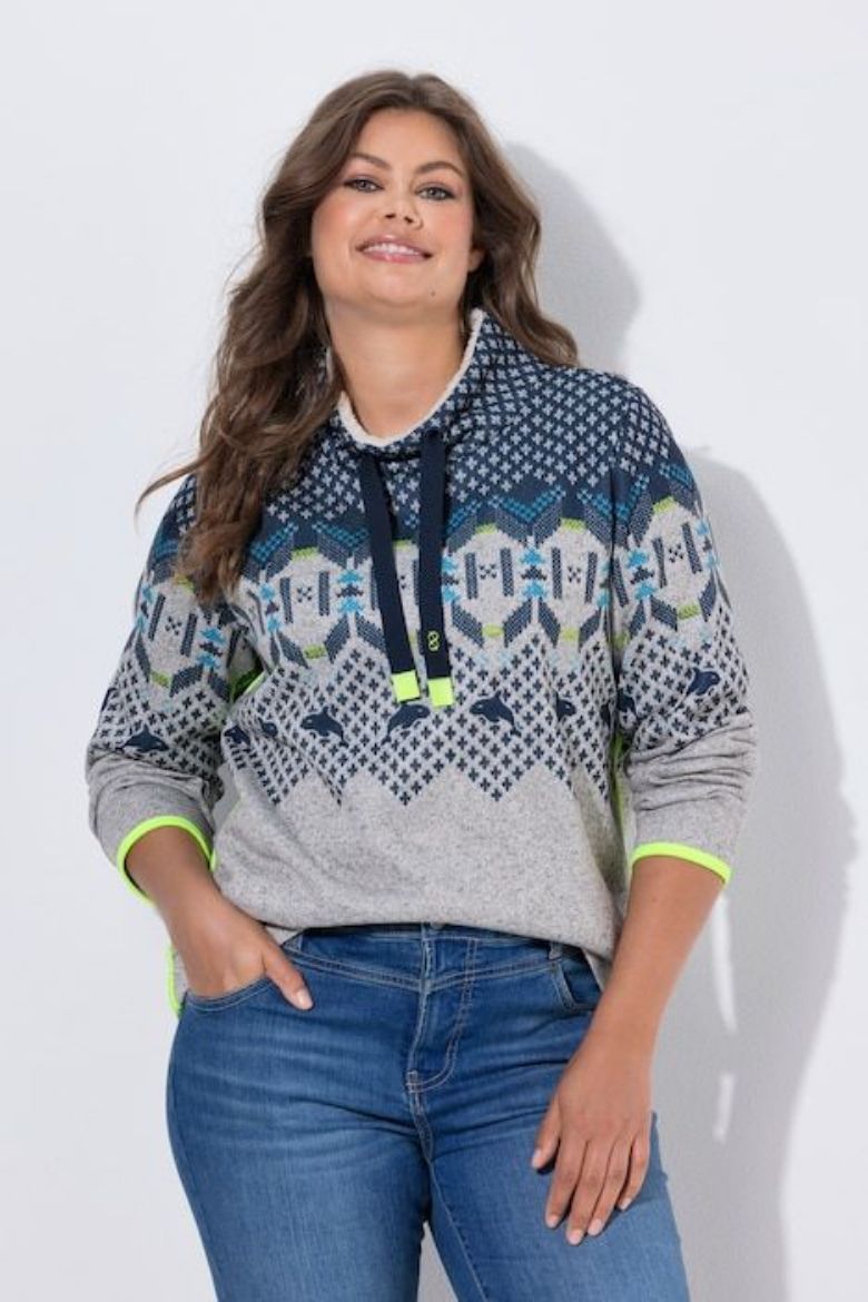 Plus size veliki brojevi Pulover dugih rukava za punije
