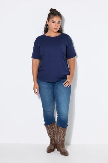 Plus size veliki brojevi Majica okruglog ovratnika kratkih rukava za punije