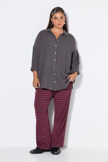 Plus size veliki brojevi Bluza na kopčanje za punije