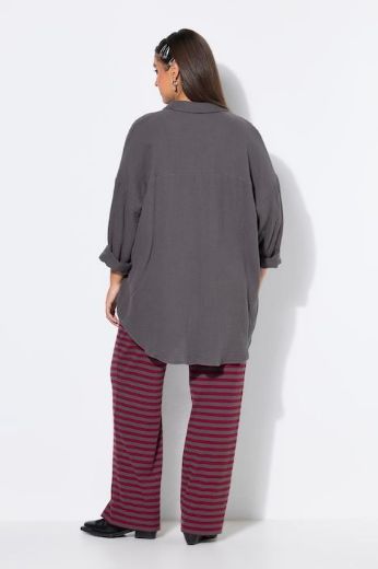 Plus size veliki brojevi Bluza na kopčanje za punije