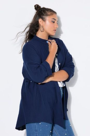 Plus size veliki brojevi Bluza na kopčanje za punije