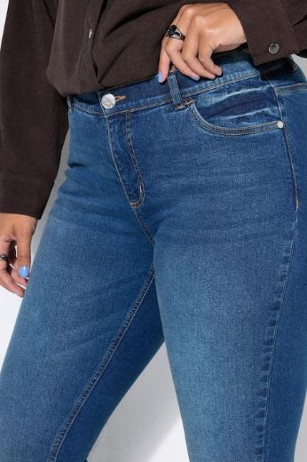 Plus size veliki brojevi Traperice uskih nogavica za punije