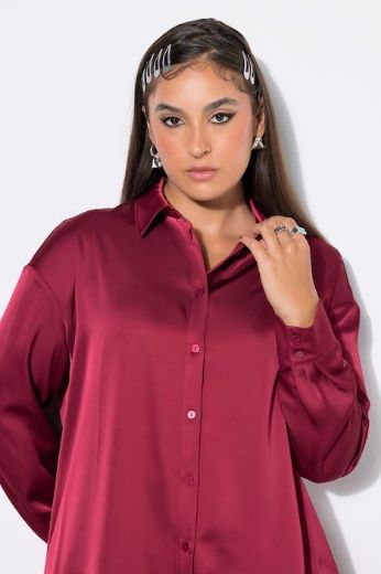 Plus size veliki brojevi Košulja dugih rukava šireg kroja za punije