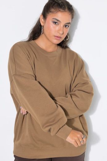 Plus size veliki brojevi Majica dugih rukava šireg kroja za punije