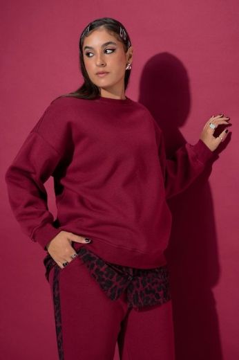 Plus size veliki brojevi Majica dugih rukava šireg kroja za punije